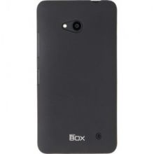 Чехол для смартфона Накладка для Microsoft Lumia 640 skinBOX (черный)