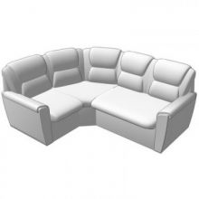 Мягкая мебель G_Бизон диван угловой левый(1+уг+2)к/з бежевый V437/84