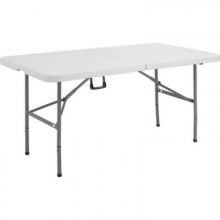 Стол обеденный BN_Lf_EasyAux YCZ-152Z скл., 152х76, белый пласт, металл