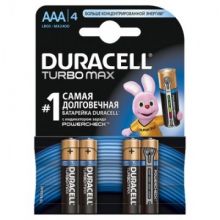 Батарейки DURACELL ААA/LR03-4BL TURBO Max бл/4