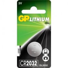Батарейки GP CR2032, 3V, литий, бл/1