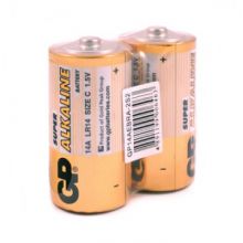 Батарейки GP Super эконом упак C/LR14/14A алкалин 2 шт/уп