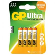 Батарейки GP Ultra AAA/LR03/24A алкалин., бл/4 GP24AU-2CR4