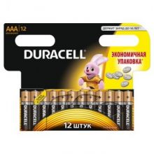 Батарейки DURACELL ААA/LR03-12BL BASIC бл/12