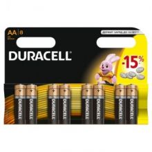 Батарейки DURACELL АА/LR6-8BL BASIC бл/8