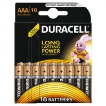 Батарейки DURACELL ААA/LR03-18BL BASIC бл/18