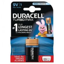 Батарейки DURACELL TurboMax Батарейка 9V 6LR61 1шт