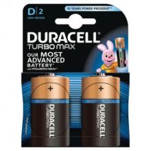 Батарейки Элементы питания DURACELL TurboMax Батарейка D 1.5V LR20 2шт