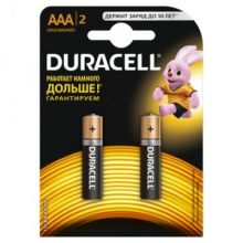 Батарейки DURACELL ААA/LR03-2BL BASIC бл/2