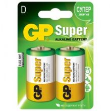 Батарейки GP Super D/LR20/13A алкалин. бл/2