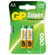 Батарейки GP Super AA/LR6/15A алкалин. бл/2 GP15A-2CR2