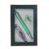Подарочный набор 3в1: ручка, брошь, кусачки, цвет зелёный 1124077