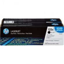 Картридж лазерный HP 125A CB540AD чер. для LJ CP1215/1515 (2 шт.)