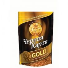 Кофе растворимый Черная Карта Gold пакет 190 г.