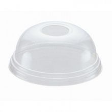 Крышка для стакана пластиковая купольная D=90,5мм, бел.,80шт./уп.