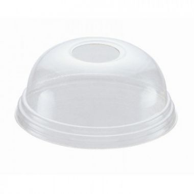 Крышка для стакана пластиковая купольная D=90,5мм, бел.,80шт./уп.