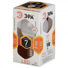 Лампа светодиодная ЭРА,5Вт,цок. E27,4000К,шар,арт.P45-5w-840