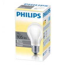 Электрическая лампа Philips стандартная/матовая 75W E27 FR/A55 (10/120)