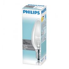 Электрическая лампа Philips свеча/прозрачная 60W E14 CL/B35 (10/100)