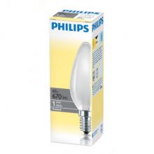 Электрическая лампа Philips свеча/матовая 60W E14 FR/B35 (10/100)