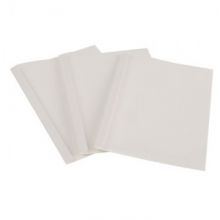 Обложки для переплета картонные ProMega Office белые, карт./пласт., 8мм, 10