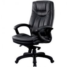 Кресло BN_U_Руководителя EChair CS-608Е кожа черная, пластик