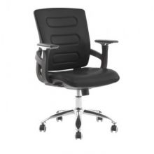 Кресло BN_Cm_EСhair-208 TPU к/з черный, хром