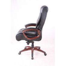 Кресло BN_Dp_Руководителя EChair-636 ML кожа черная