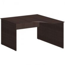 Мебель SL Simple Стол эргоном. SE-1400R правый легно дарк(темный)