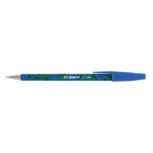 Ручка шариковая Beifa АА110D 0,5мм синий прорезин.корп.Китай