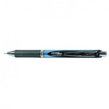 Ручка гелевая PENTEL BLN75А EnerGel автомат.рез.манжет. 0,3мм черный ЭКО