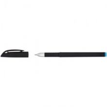Ручка гелевая G-5360 синий, 0,5мм черный нубук.корпус