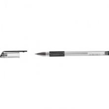 Ручка гелевая G-009 0,5мм черный,конус. наконечник,манжета
