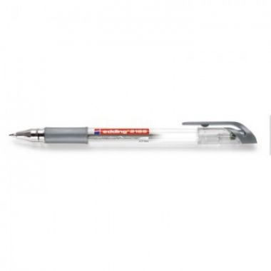 Ручка гелевая Edding e-2185, серебро, 0,7мм