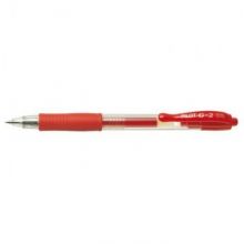 Ручка гелевая PILOT BL-G2-5 авт.резин.манжет.красная 0,3мм Япония
