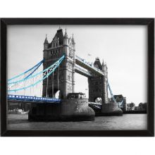 Постер Лондонский мост 40х50 см черный 418