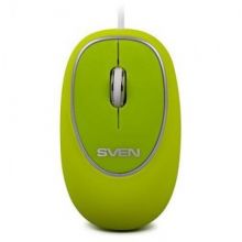 Мышь компьютерная SVEN RX-555 Antistress Silent/green