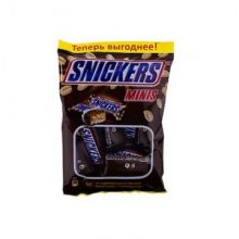 Шоколадный батончик Snickers мини 180г