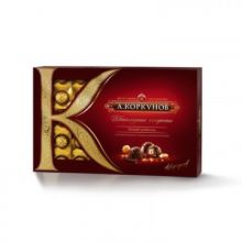 Набор конфет А.Коркунов темный шоколад с цельным лесным орехом 253 г