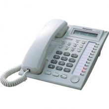 Телефон Panasonic KX-T7730RU аналоговый системный телефон,белый