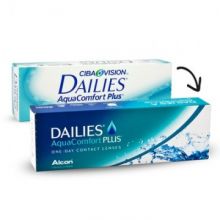 Контактные линзы Dailies Aqua Comfort Plus R:=8.7 D:=-1,00 30шт/уп