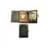 Портмоне мужское с обложкой для паспорта кожаное черное, 02-324-0813