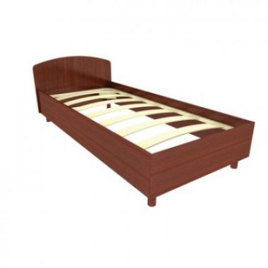 Мебель для гостиниц СПТ_Easy Hotel Кровать с изголовьем ГОС-201-9 орех