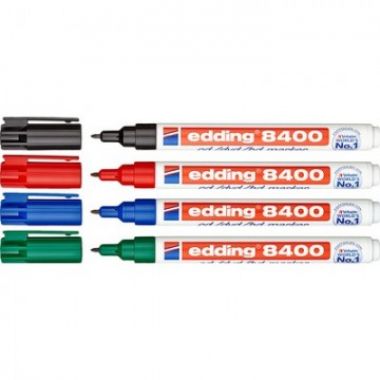 Набор маркеров для CD EDDING E-8400/4S 0,75мм, 4 штуки