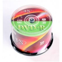 Носители информации VS DVD+R 4,7GB 16x Cake/50