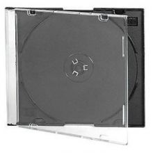 Бокс для CD/DVD дисков VS CD-box Slim/5 черный