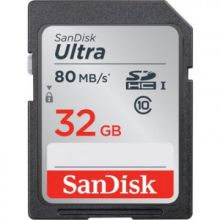 Карта памяти SanDisk SDHC 32GB Class 10 UHS-I Ultra 80MB/s