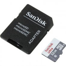 Карта памяти SanDisk Ultra microSDHC 32GB Class 10 +адаптер 48MB/s