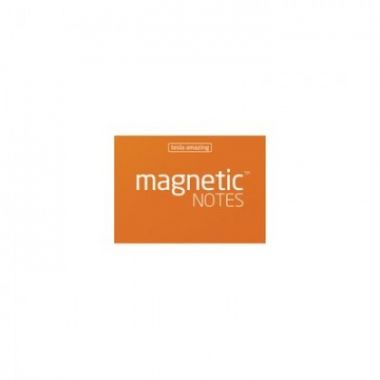 Блок-кубик магнитный Magnetic Notes 70 х 50 мм оранжевый 100л