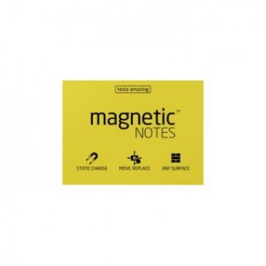 Блок-кубик магнитный Magnetic Notes 100 х 70 мм жёлтый 100л